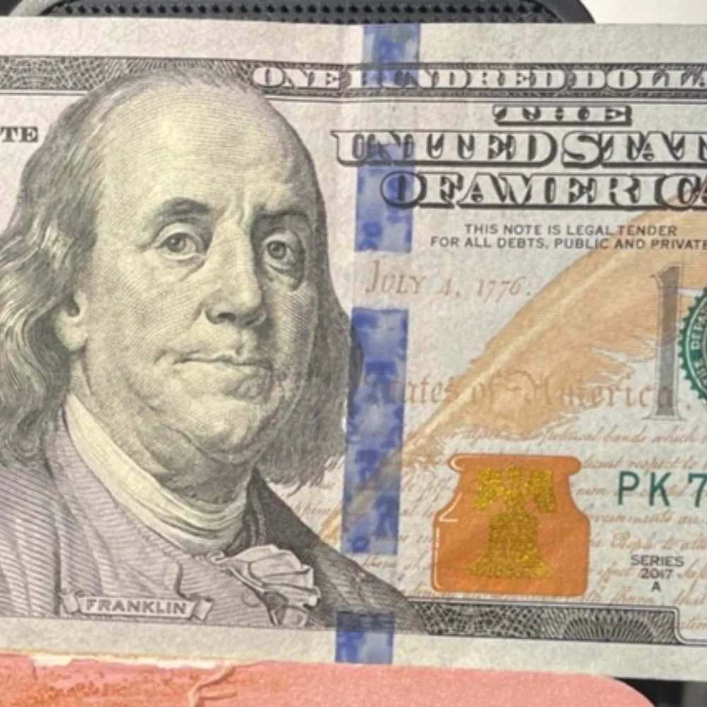 $100 Dollar lucky 711 2017A Fancy Ser. # Pk 711 20646H   #205789156961